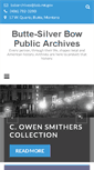 Mobile Screenshot of buttearchives.org